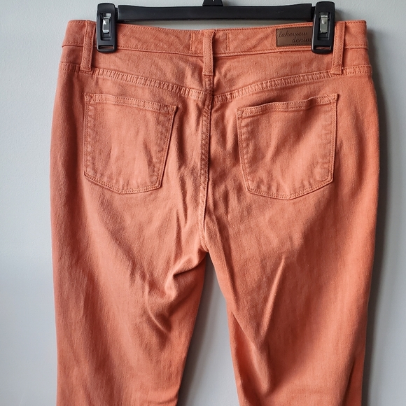 Lakeview Denim Mid Rise Salmon Skinny Jeggings Size 29 - Picture 5 of 13